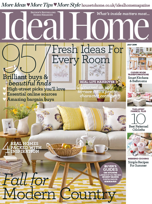 [英国版]ideal home 潮流家居设计装修装饰杂志 2014年7月刊