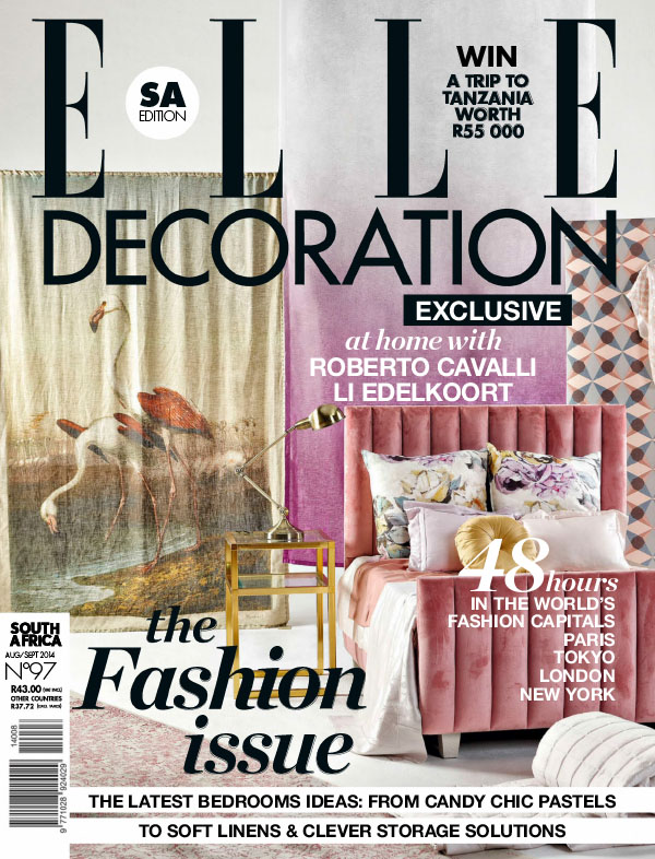 [南非版]elle decoration 时尚家居杂志 2014年8-9月刊