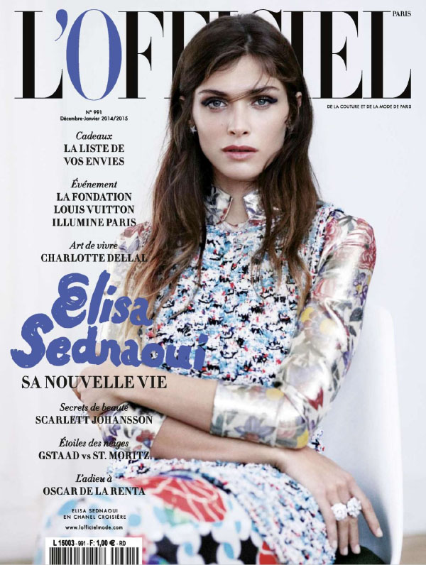 [法国版]lofficiel 时装杂志 2014年12月刊-2015年1月刊