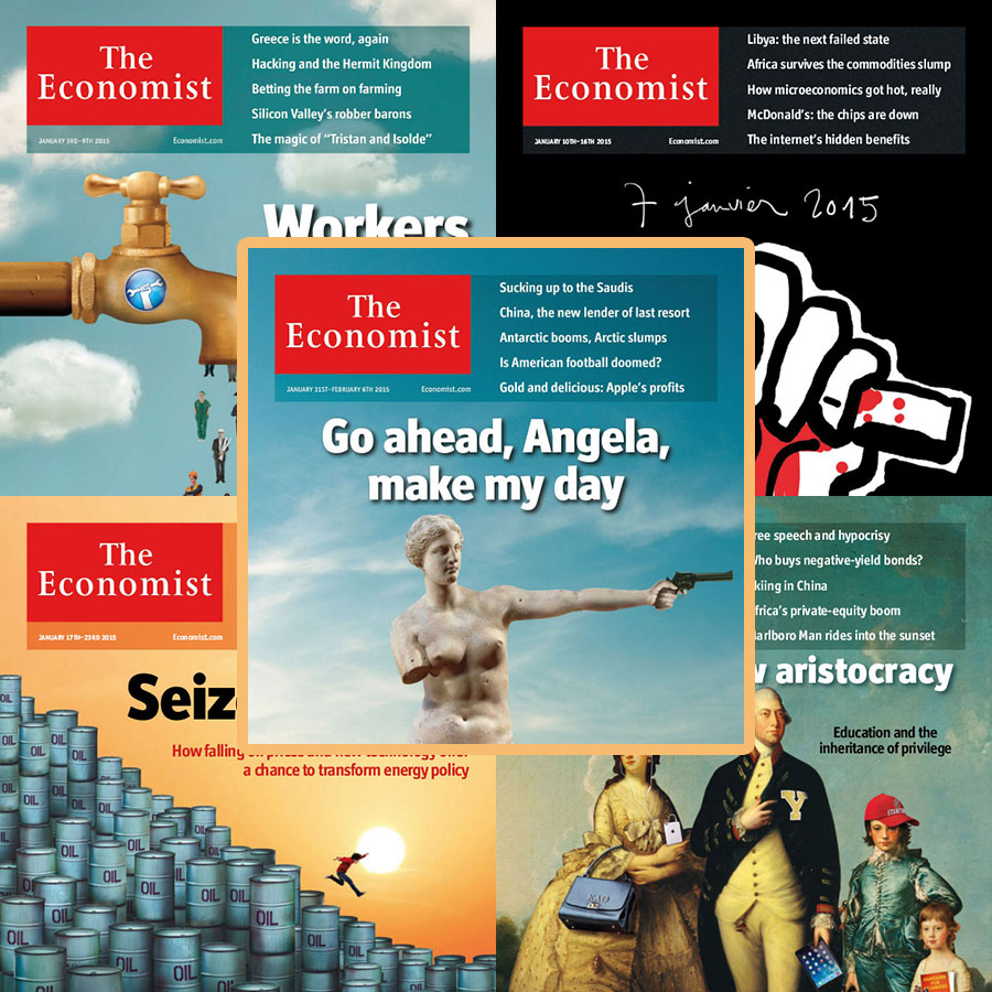 [英国版]the economist 经济学人 2015年1月刊合集(5本)