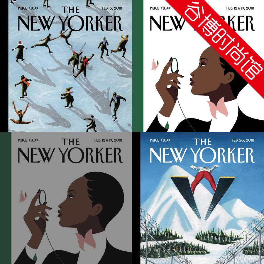 [美国版]the new yorker 纽约客杂志 2018年2月刊合集(3本)