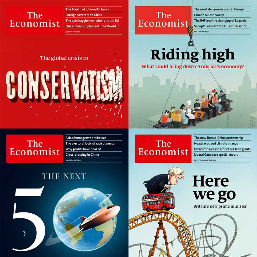 The Economist 经济学人 2019年全年订阅(更新至8月刊N31) 赠送MP3音频Mobi epub格式