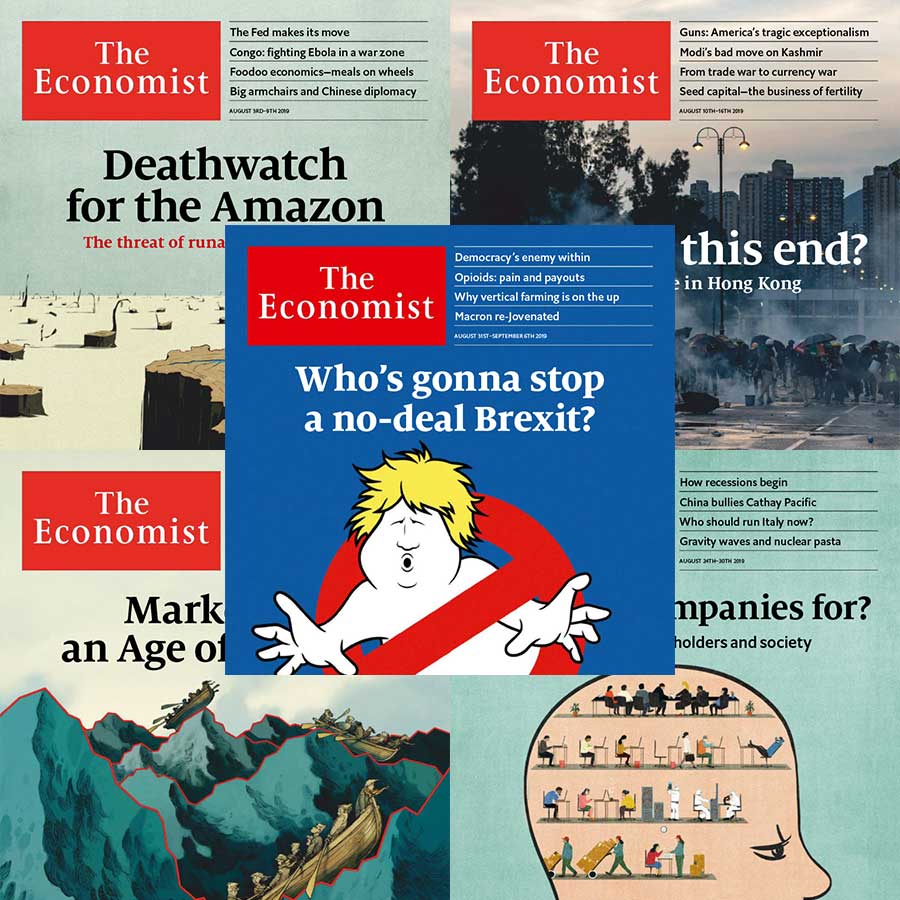 The Economist 经济学人 2019年全年订阅(更新至8月刊N31) 赠送MP3音频Mobi epub格式