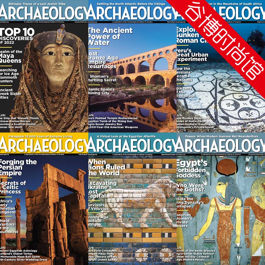 Archaeology 权威考古杂志 2023年合集(全6本)