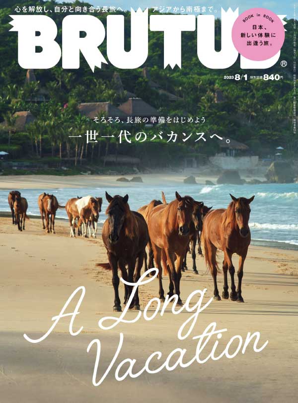 BRUTUS 日本都市流行文化杂志 2023年8月刊N1