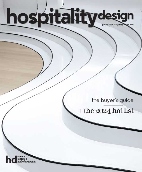 [美国版]Hospitality Design 酒店设计杂志 2024年1月刊