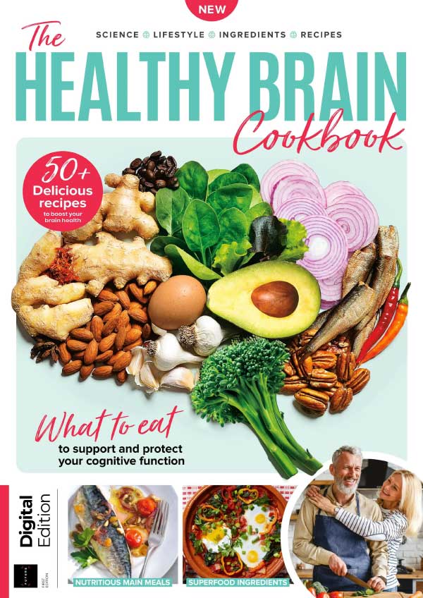 The Healthy Brain Cookbook 1st Edition 健脑食谱杂志 2024年第1版