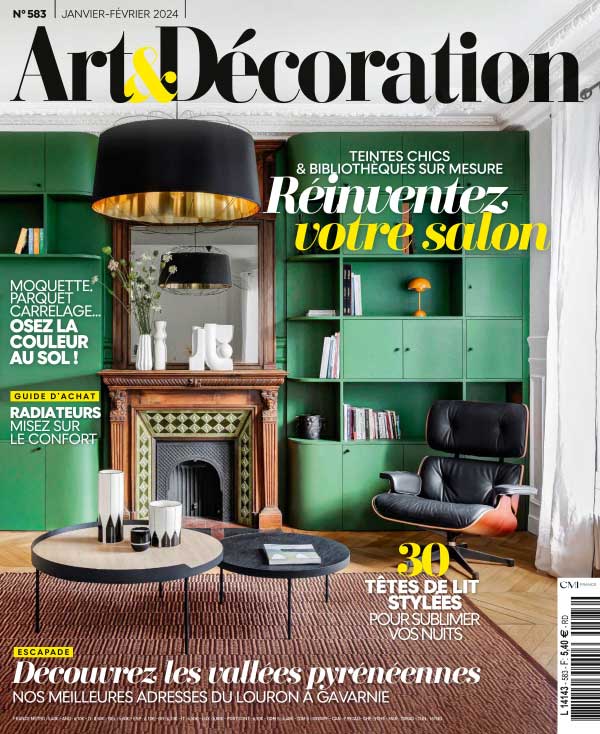 Art & Decoration 法国室内艺术设计杂志 2024年1-2月刊