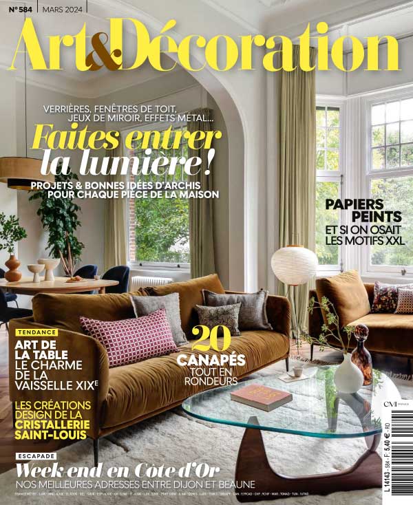 Art & Decoration 法国室内艺术设计杂志 2024年3月刊