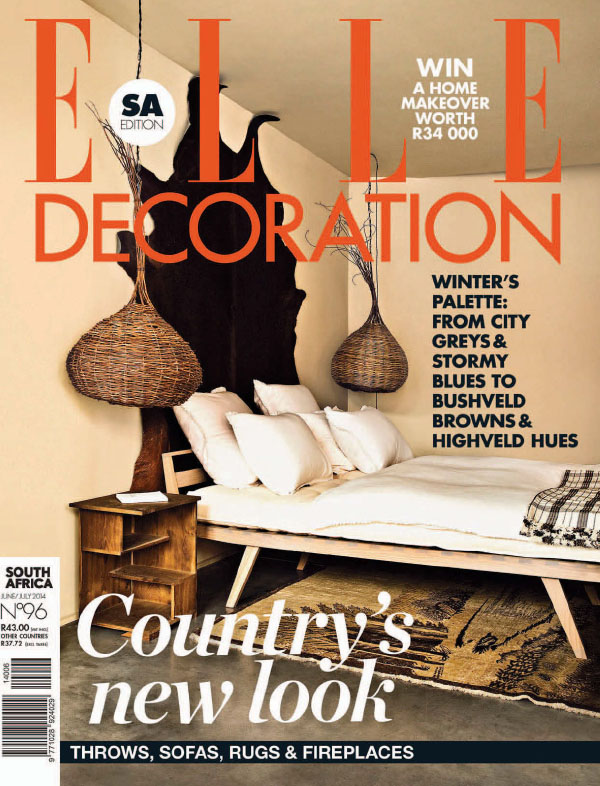[南非版]elle decoration 时尚家居杂志 2014年6-7月刊