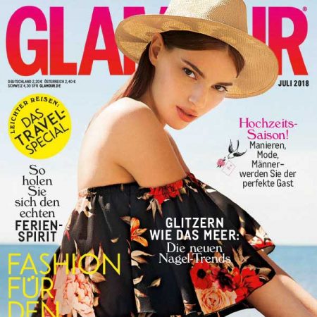 [德国版]glamour 高端女性时尚杂志 2018年7月刊