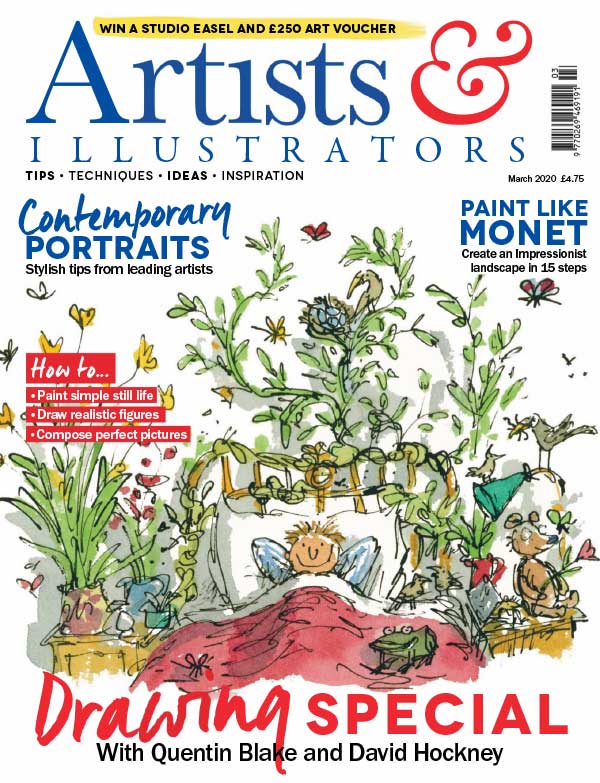 英国版artistsillustrators插画绘画艺术设计杂志2020年3月刊